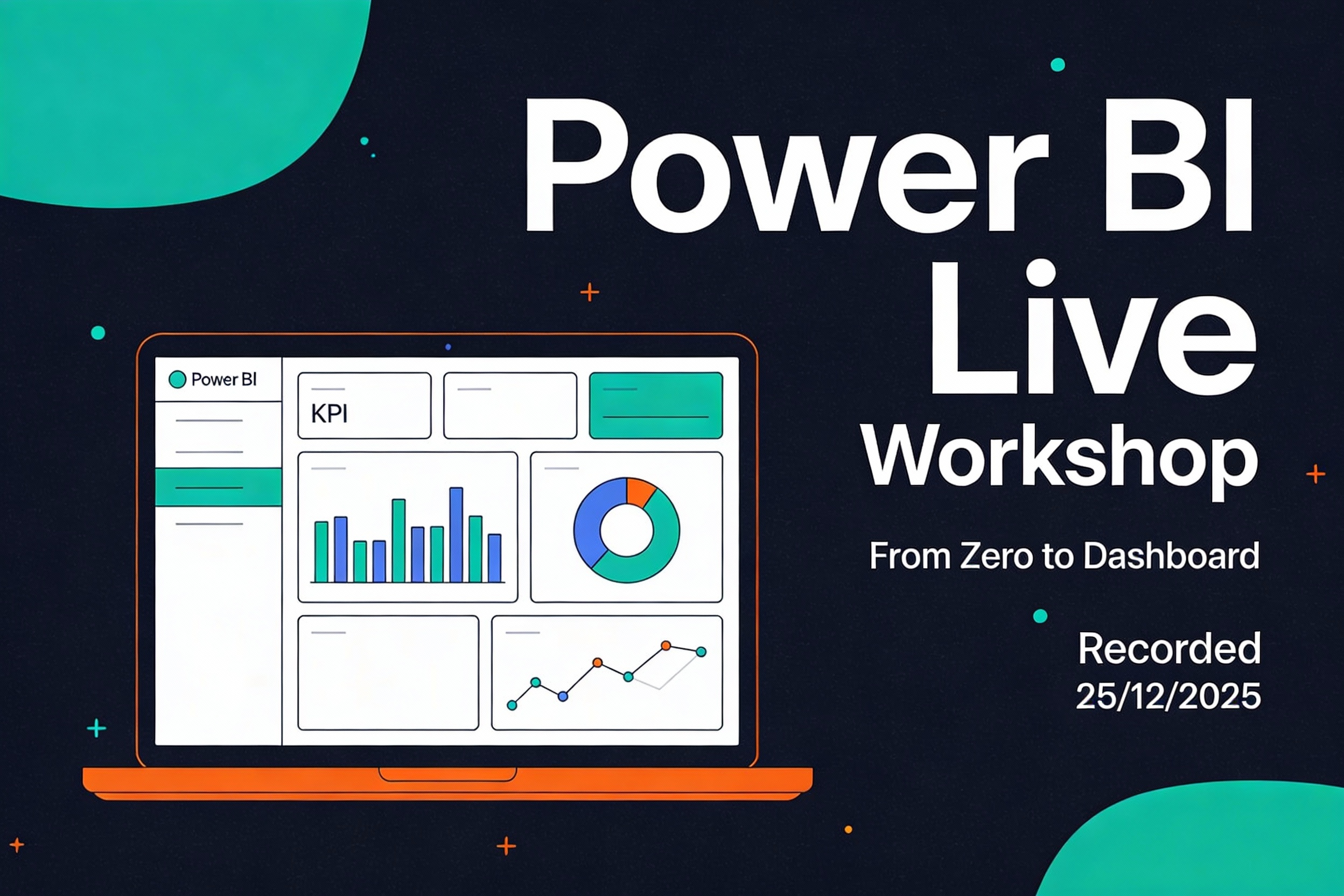 Power BI Live Workshop promotional banner